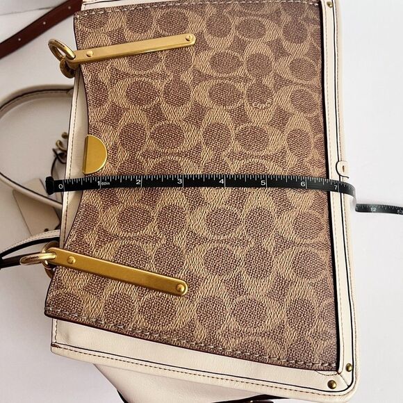 Coach Dreamer Chalk Signature Crossbody Tote Bag Style 54160 - Picture 11 of 16